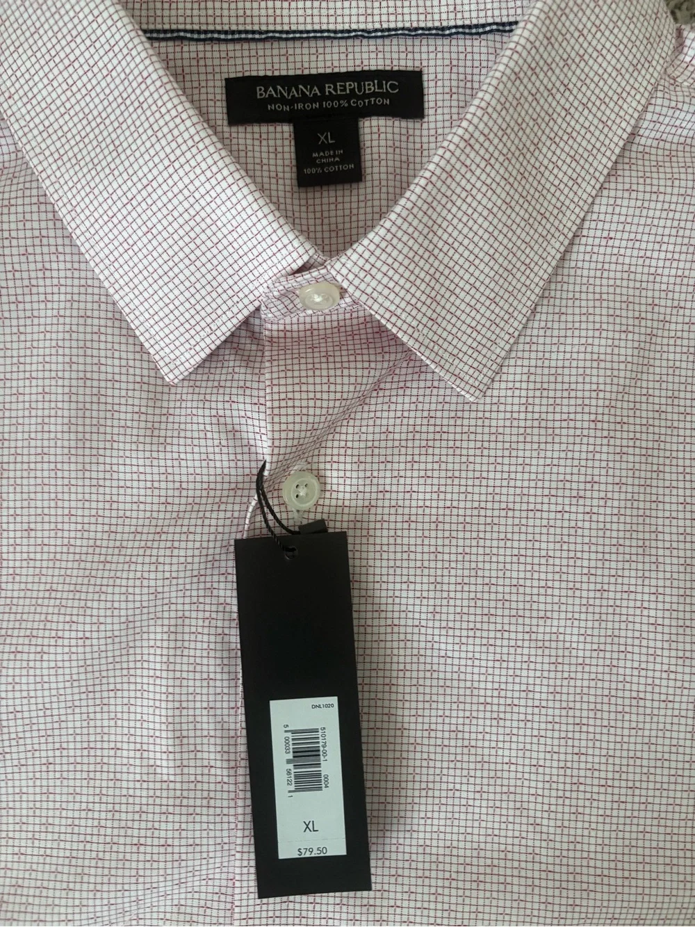 Banana Republic Patterned Men's Dress Shirt